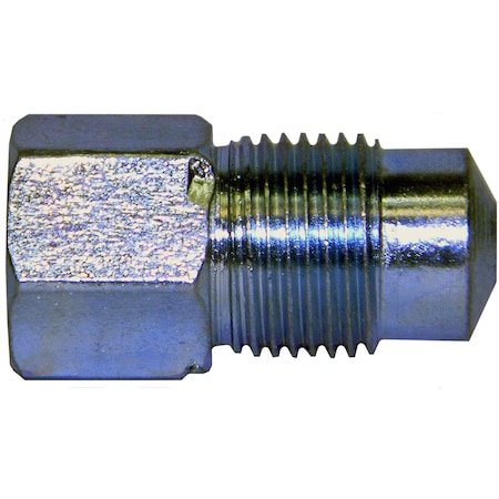 Ags Steel Adapter, Female(3/8-24 Bubble), Male(M12x1.0 Bubble), 1/bag BLF-61B